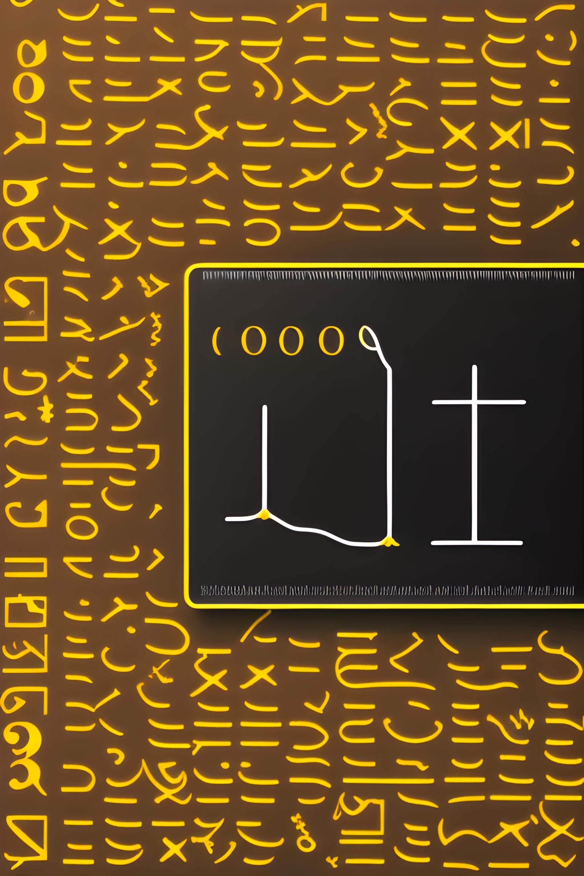A modern educational mathematics book cover design, vertical layout, ultra high resolution, 4K, professional academic branding.

Top section:
Large bold title “MATHEMATICS” at the top.
The word “MATH” in glowing golden yellow, the remaining letters in clean white with subtle light reflection.
Dark gradient bar behind the title for strong contrast.
Below the title, a yellow label with Arabic text: “طلاب الصف الثاني الإعدادي”.

Centerpiece:
A large glowing light bulb symbolizing ideas and creativity.
Strong golden light rays and energy glow around the bulb.
Floating educational elements around it: charts, math notes, small papers with graphs, geometric shapes.

Main character:
A teenage boy student in high-quality 3D cartoon realistic style.
Brown stylish hair, white shirt with brown vest.
S